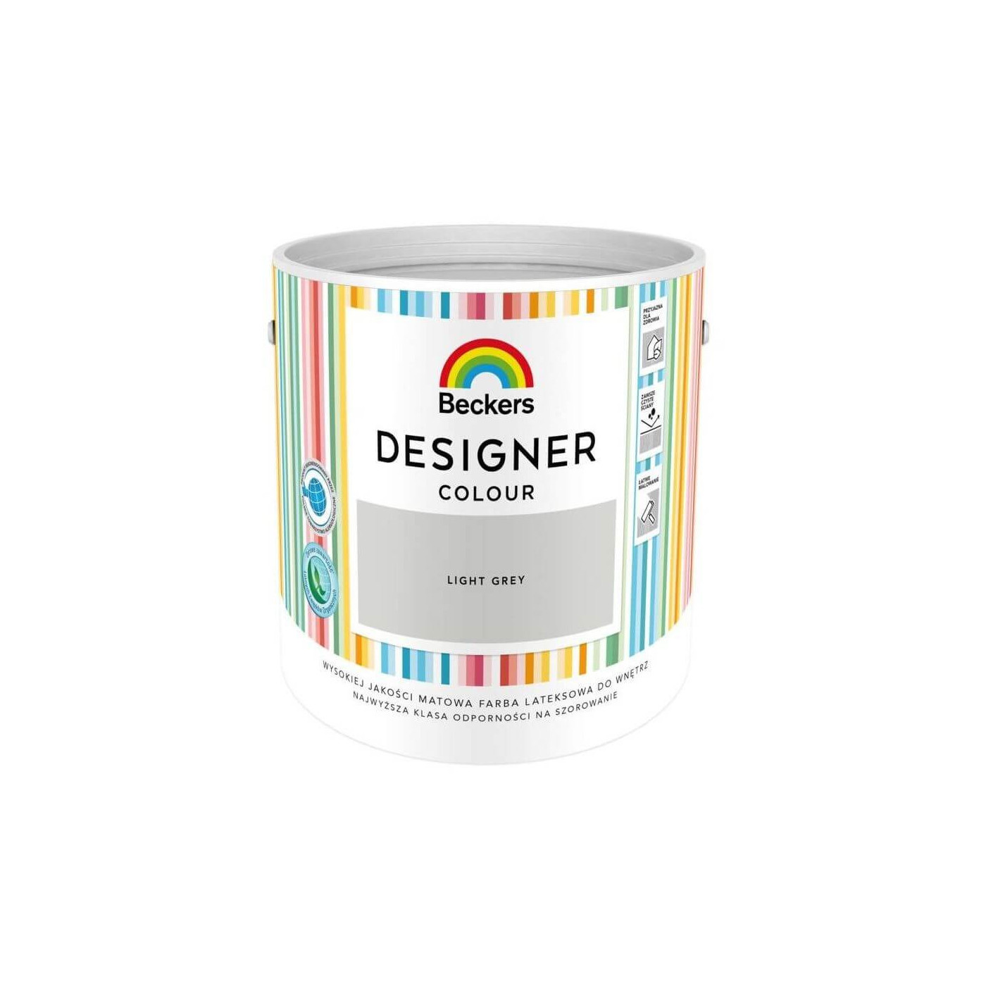 Farba Lateksowa Designer Colour Innocence Mat 2,5L Beckers Farba Lateksowa Designer Colour Innocence Mat 2,5L Beckers