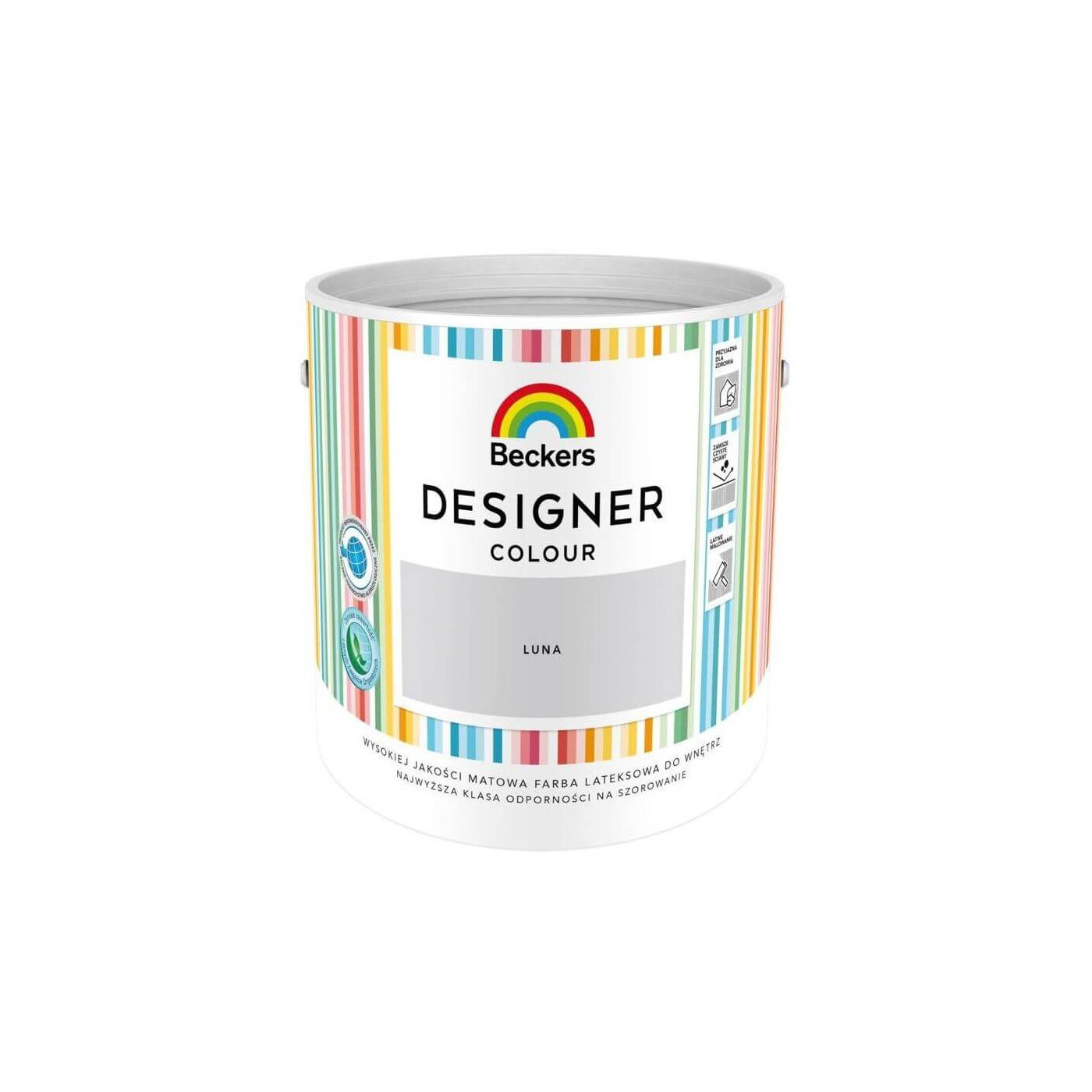 Farba Lateksowa Designer Colour Luna Mat 2,5L Beckers Farba Lateksowa Designer Colour Luna Mat 2,5L Beckers