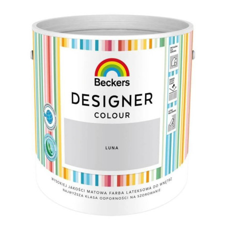 Farba Lateksowa Designer Colour Luna Mat 2,5L Beckers