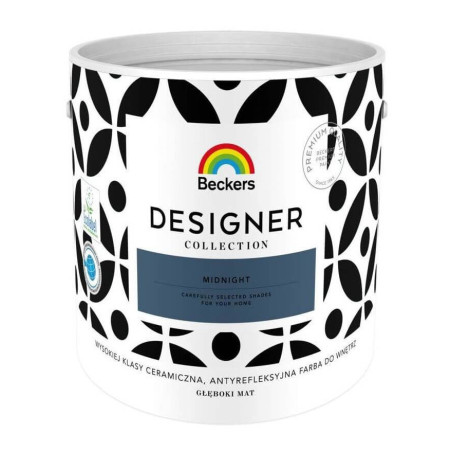 Farba Ceramiczna Designer Collection Midnight Mat 2,5L Beckers