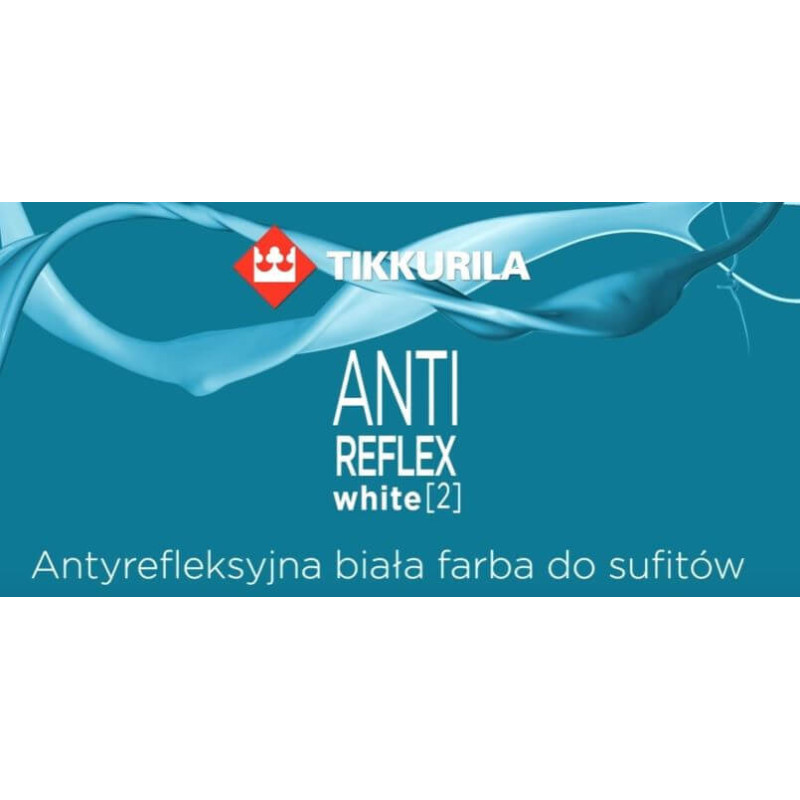 Farba Lateksowa Anti-Reflex White Mat 10L Tikkurila Farba Lateksowa Anti-Reflex White Mat 10L Tikkurila