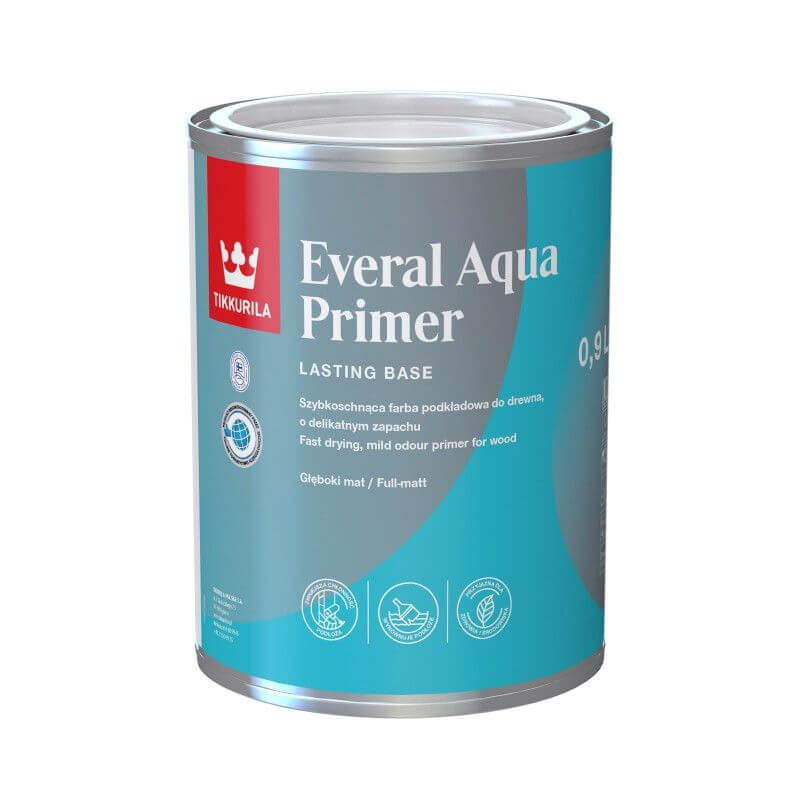 Baza Akrylowa Everal Aqua Primer 0,9L Tikkurila Baza Akrylowa Everal Aqua Primer 0,9L Tikkurila
