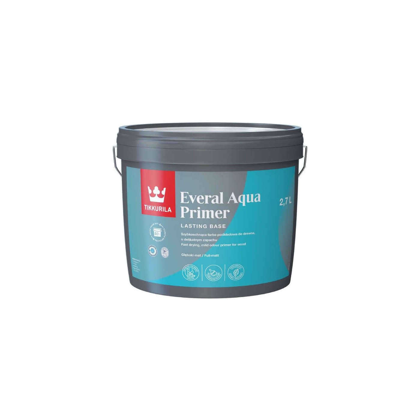 Baza Akrylowa Everal Aqua Primer 2,7L Tikkurila Baza Akrylowa Everal Aqua Primer 2,7L Tikkurila