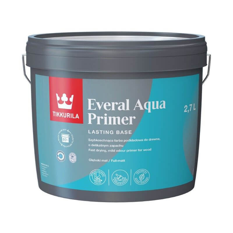 Baza Akrylowa Everal Aqua Primer 2,7L Tikkurila Baza Akrylowa Everal Aqua Primer 2,7L Tikkurila