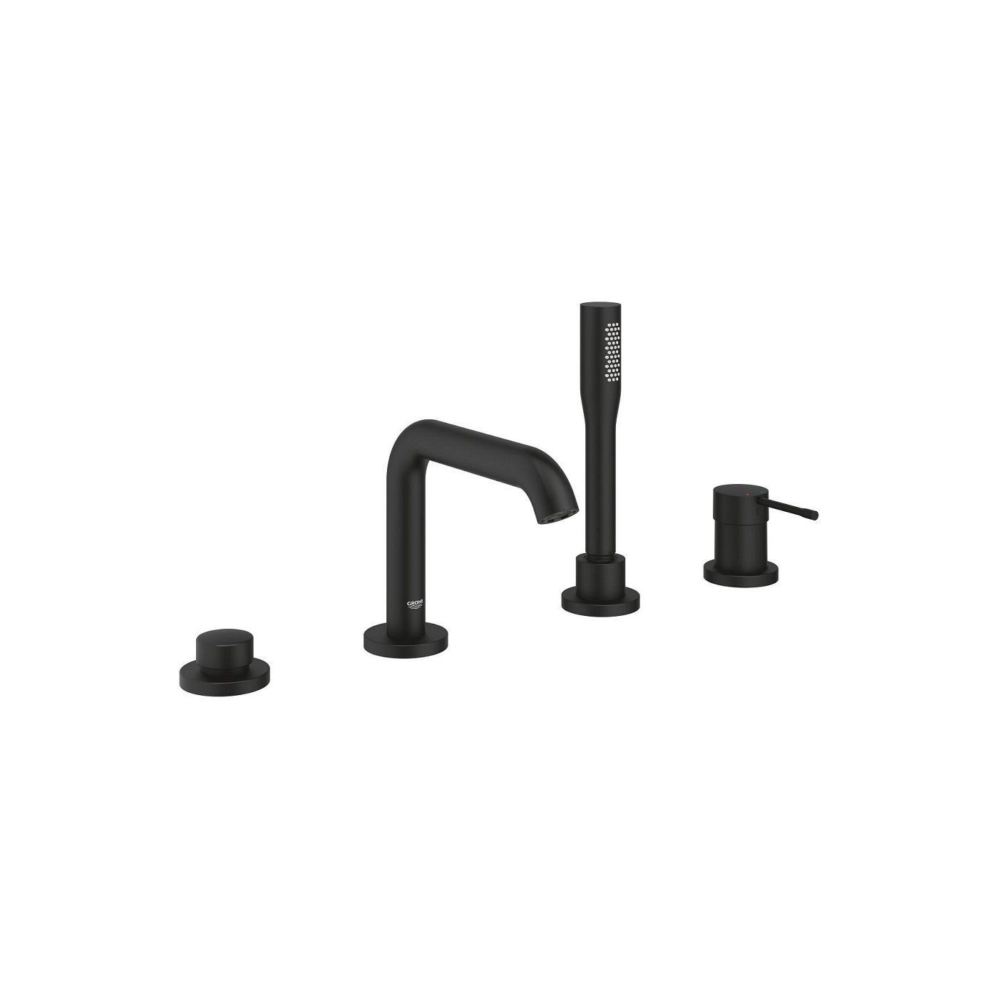Bateria Wannowa 4-Otworowa Essence Phantom Black 25251KF1 Grohe Bateria Wannowa 4-Otworowa Essence Phantom Black 25251KF1 Grohe
