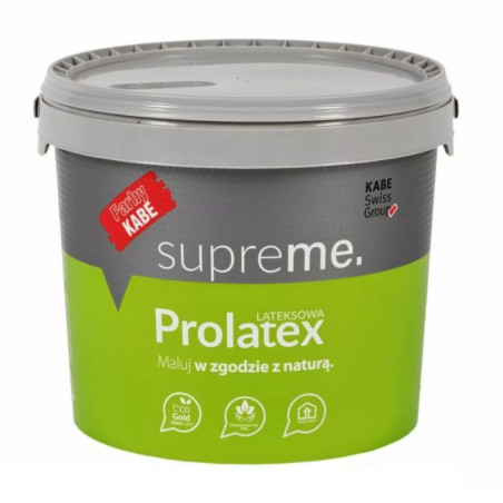Farba Lateksowa Prolatex Baza B Mat 10l Kabe