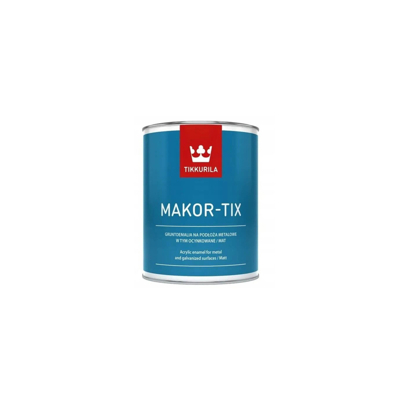 Gruntoemalia Akrylowa Makor-Tix Brąz Czekoladowy 1L Tikkurila Gruntoemalia Akrylowa Makor-Tix Brąz Czekoladowy 1L Tikkurila