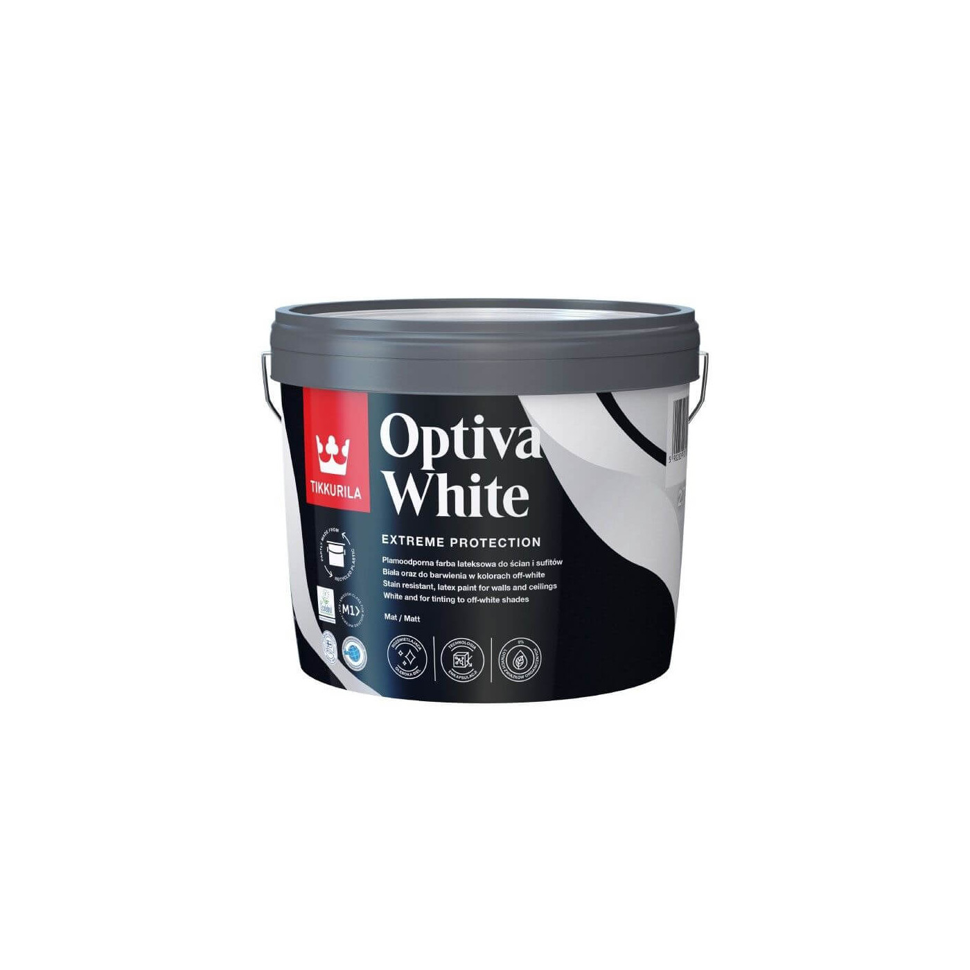 Farba Lateksowa Optiva White 9L Tikkurila Farba Lateksowa Optiva White 9L Tikkurila