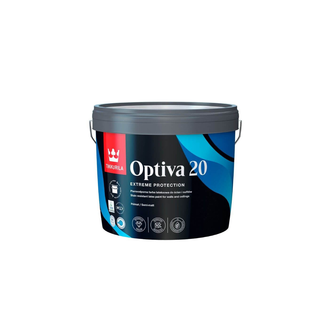 Farba Lateksowa Optiva Semi Matt Baza-C 2,7L Tikkurila Farba Lateksowa Optiva Semi Matt Baza-C 2,7L Tikkurila