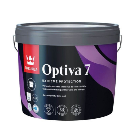 Farba Lateksowa Optiva Satin Matt 2,7L Baza-C Tikkurila