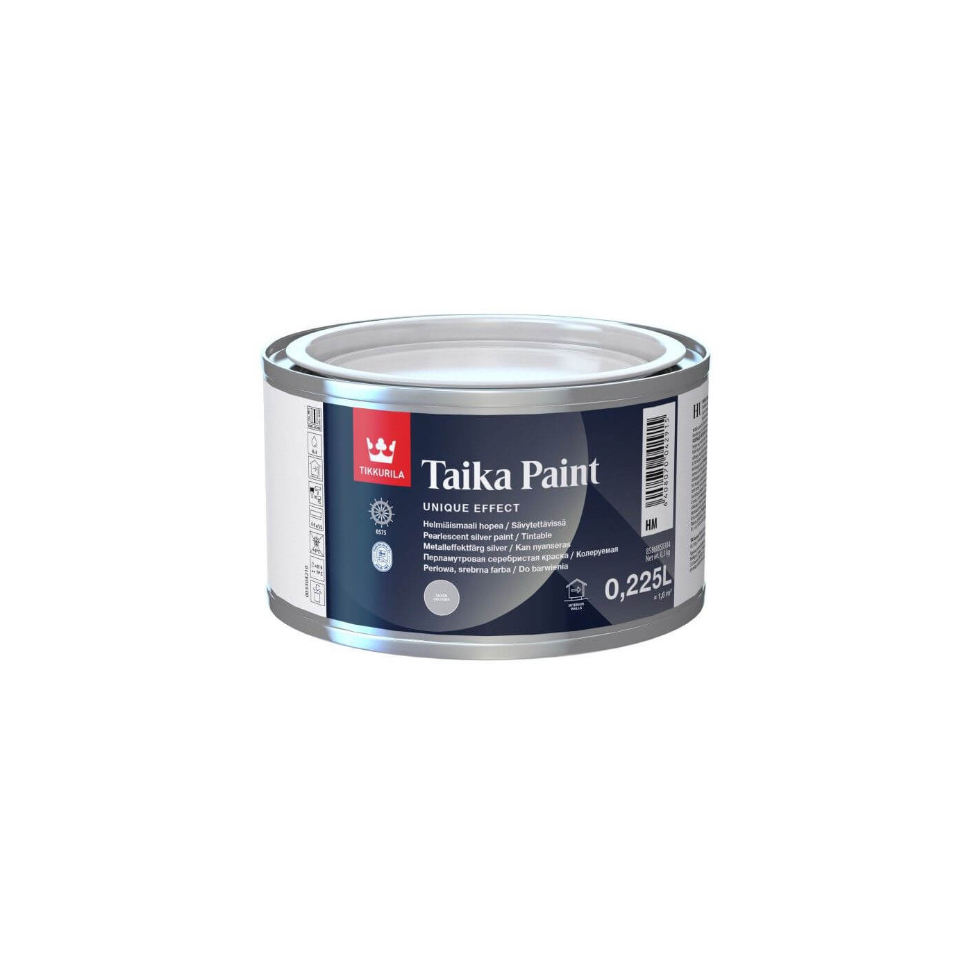 Farba Perłowa Taika Pearl Paint Srebrna 0,225L Tikkurila Farba Perłowa Taika Pearl Paint Srebrna 0,225L Tikkurila