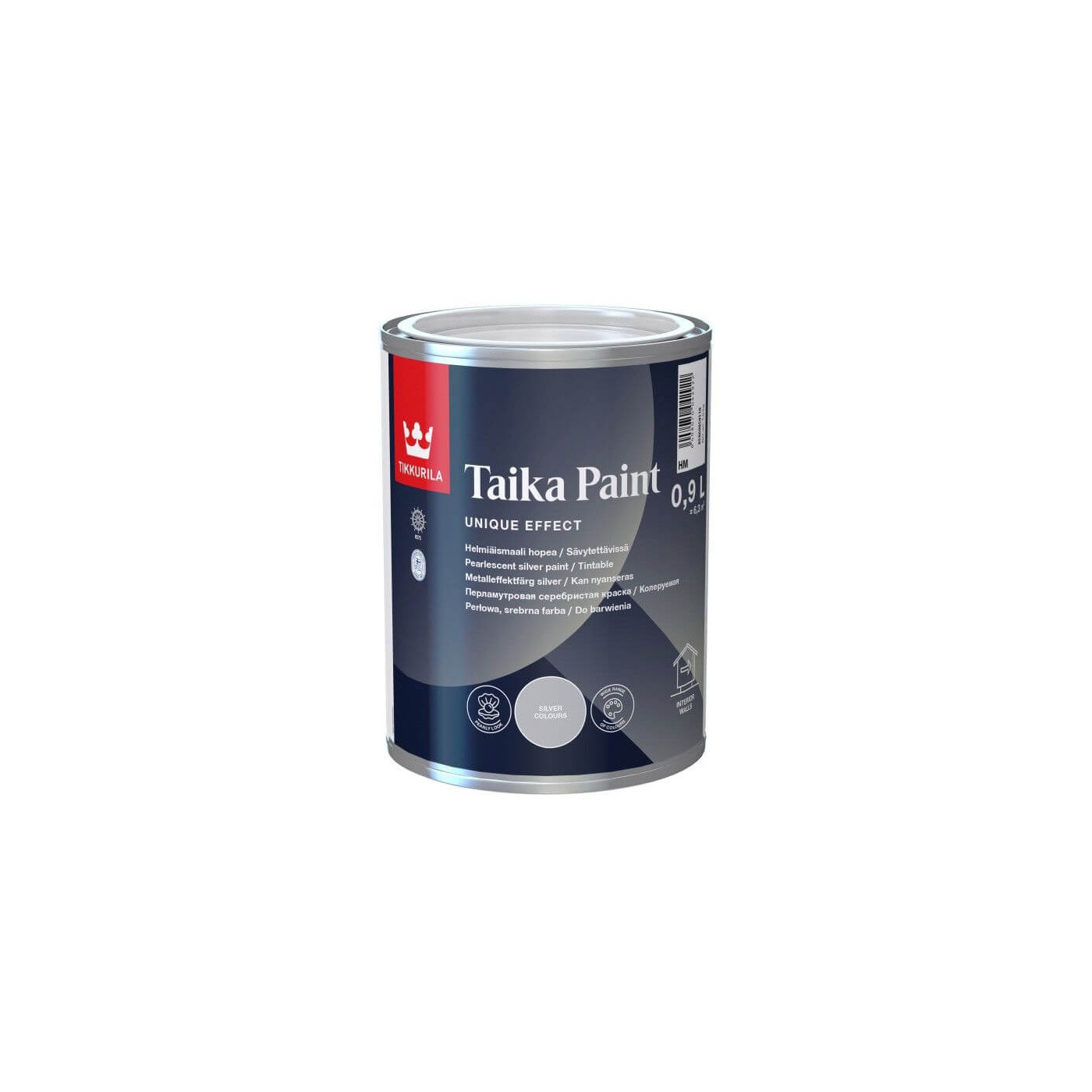 Farba Perłowa Taika Pearl Paint Srebrna 0,9L Tikkurila Farba Perłowa Taika Pearl Paint Srebrna 0,9L Tikkurila