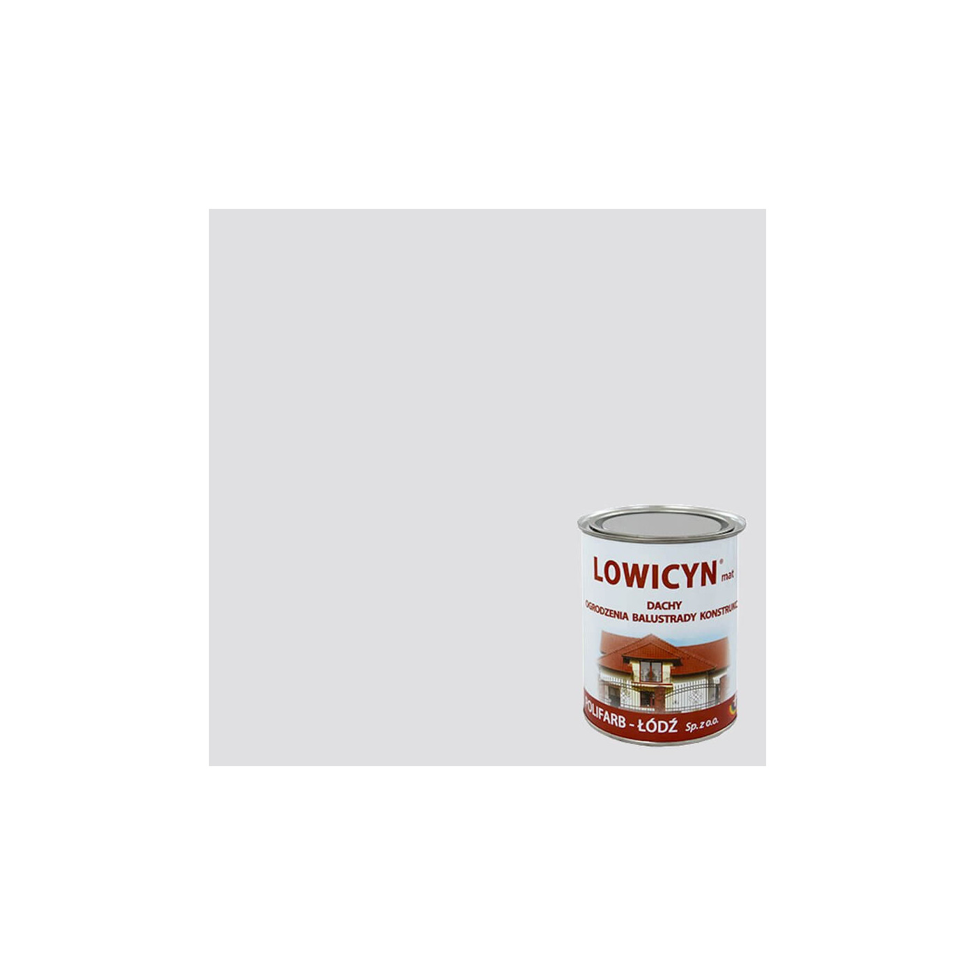 Farba Lowicyn Aluminiowy 0,8L Polifarb Łódź Farba Lowicyn Aluminiowy 0,8L Polifarb Łódź