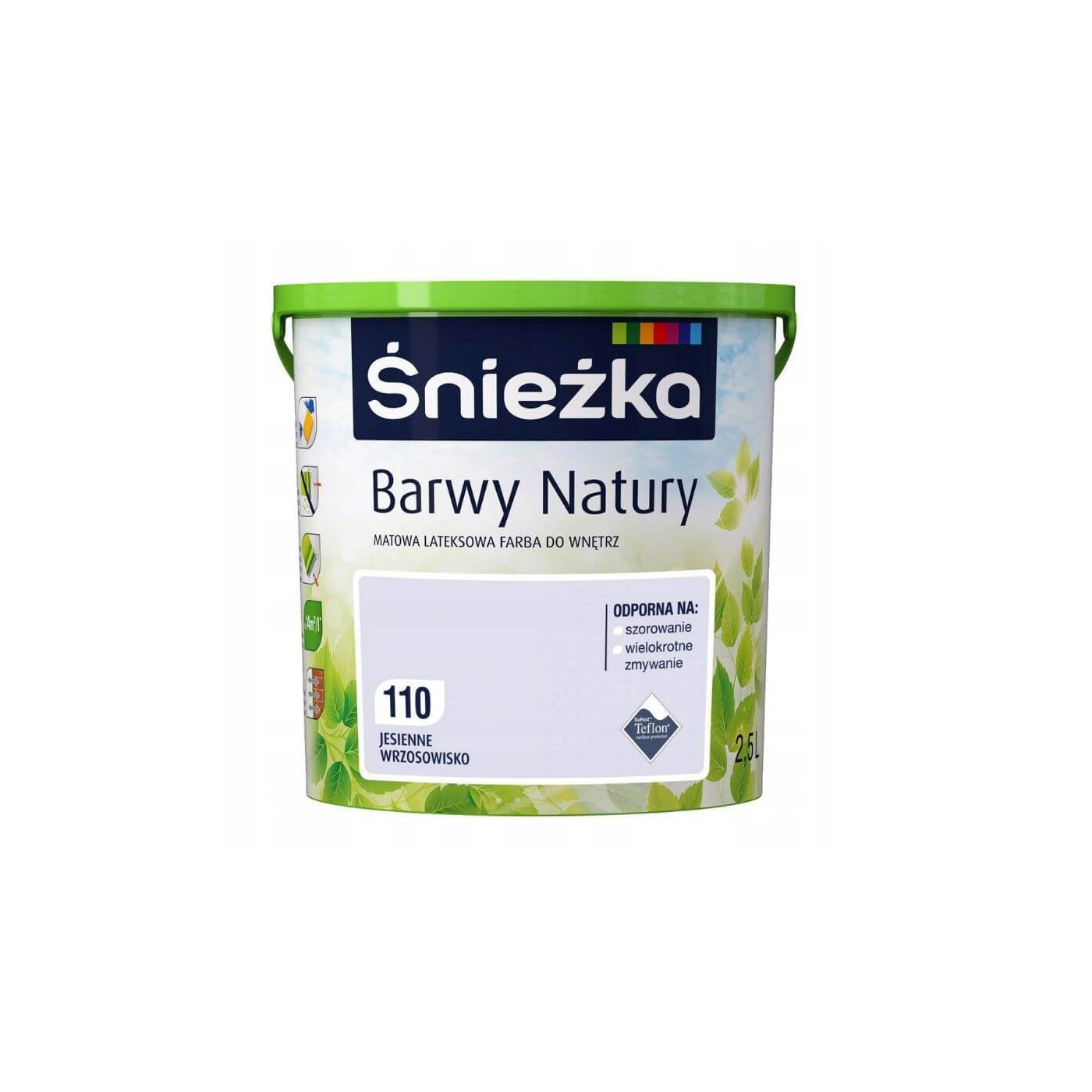 Farba Lateksowa Barwy Natury Jesienne Wrzosowisko 2,5L Śnieżka Farba Lateksowa Barwy Natury Jesienne Wrzosowisko 2,5L Śnieżka