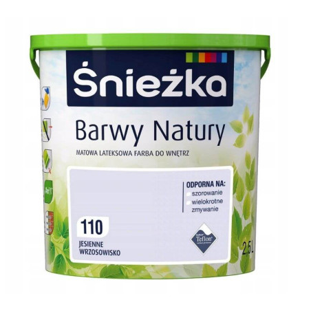 Farba Lateksowa Barwy Natury Jesienne Wrzosowisko 2,5L Śnieżka