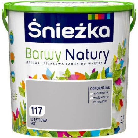 Farba Lateksowa Barwy Natury Księżycowa Noc 2,5L Śnieżka