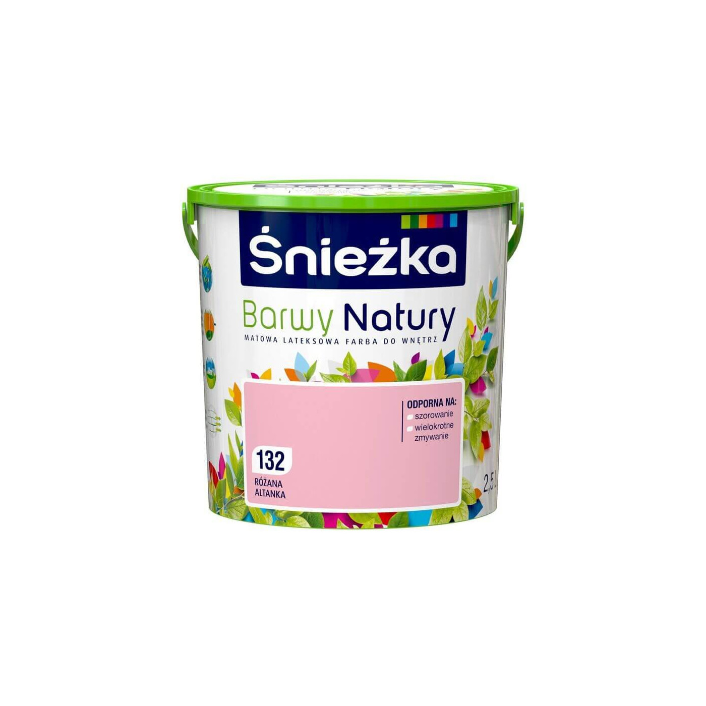 Farba Lateksowa Barwy Natury Różana Altanka 2,5L Śnieżka Farba Lateksowa Barwy Natury Różana Altanka 2,5L Śnieżka