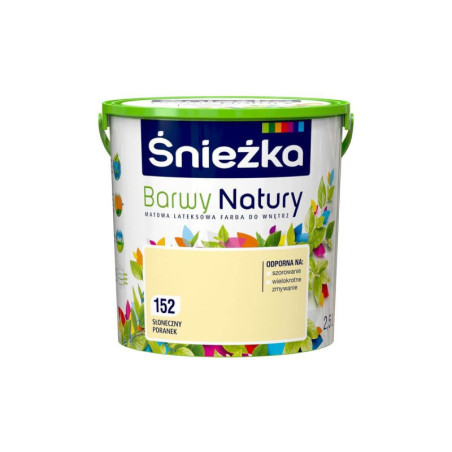 Farba Lateksowa Barwy Natury Słoneczny Poranek 2,5L Śnieżka