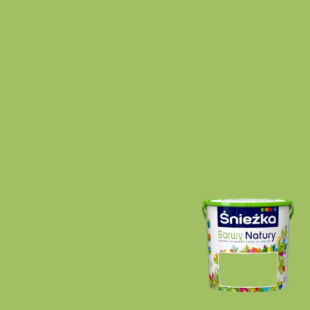 Farba Lateksowa Barwy Natury Zielona Herbata 2,5L Śnieżka