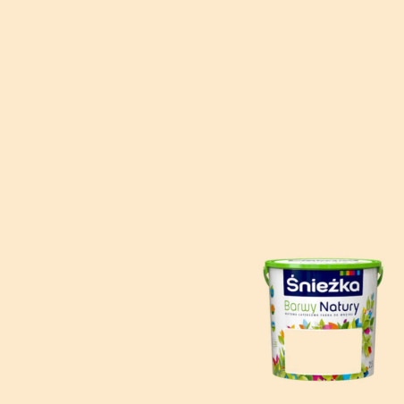 Farba Lateksowa Barwy Natury Herbaciana Róża 5L Śnieżka
