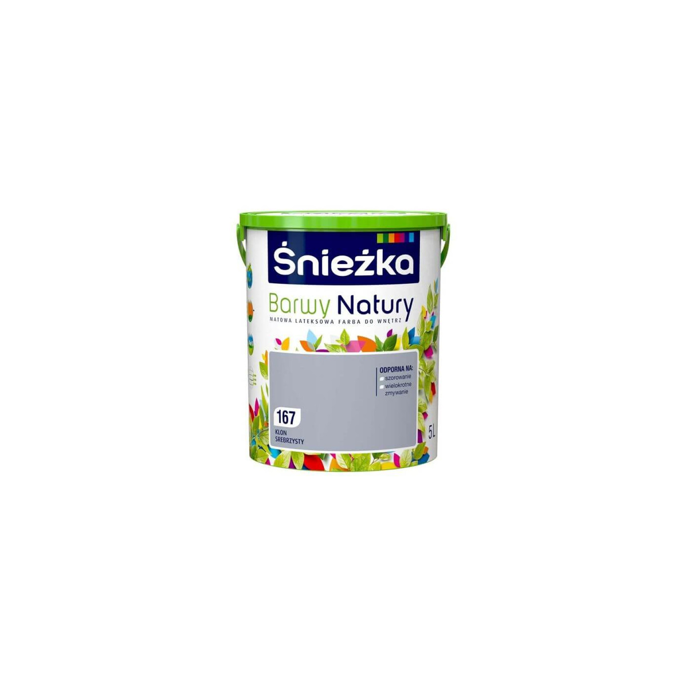 Farba Lateksowa Barwy Natury Klon Srebrzysty 5L Śnieżka Farba Lateksowa Barwy Natury Klon Srebrzysty 5L Śnieżka
