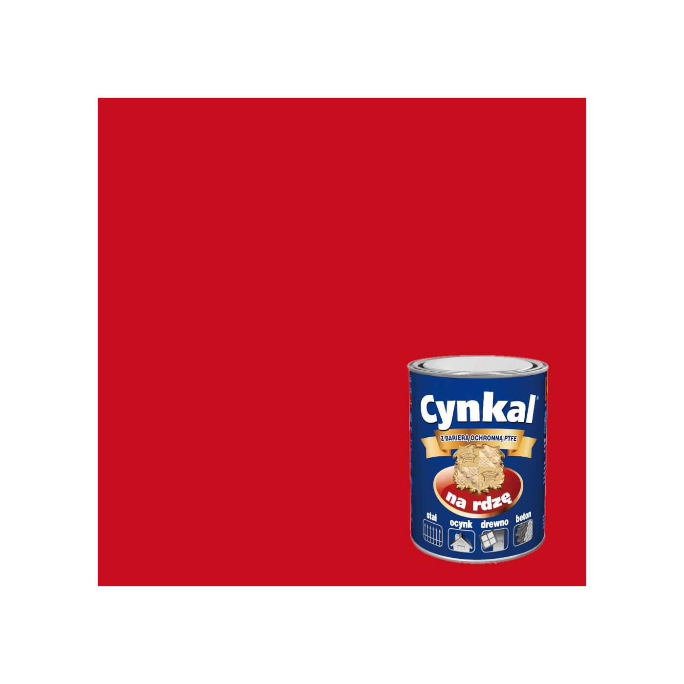 Farba Do Metalu Cynkal Czerwony Sygnałowy 0,7L Malexim Farba Do Metalu Cynkal Czerwony Sygnałowy 0,7L Malexim