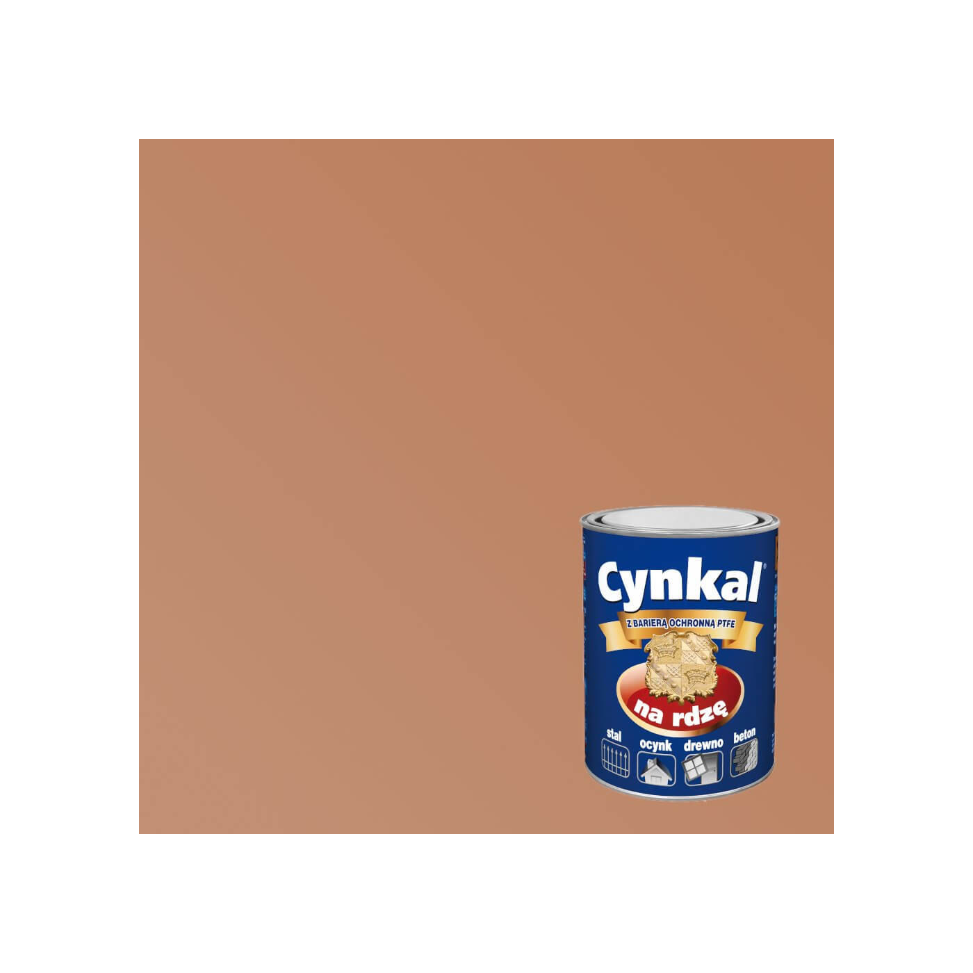 Farba Do Metalu Cynkal Miedziany Metaliczny 0,7L Malexim Farba Do Metalu Cynkal Miedziany Metaliczny 0,7L Malexim