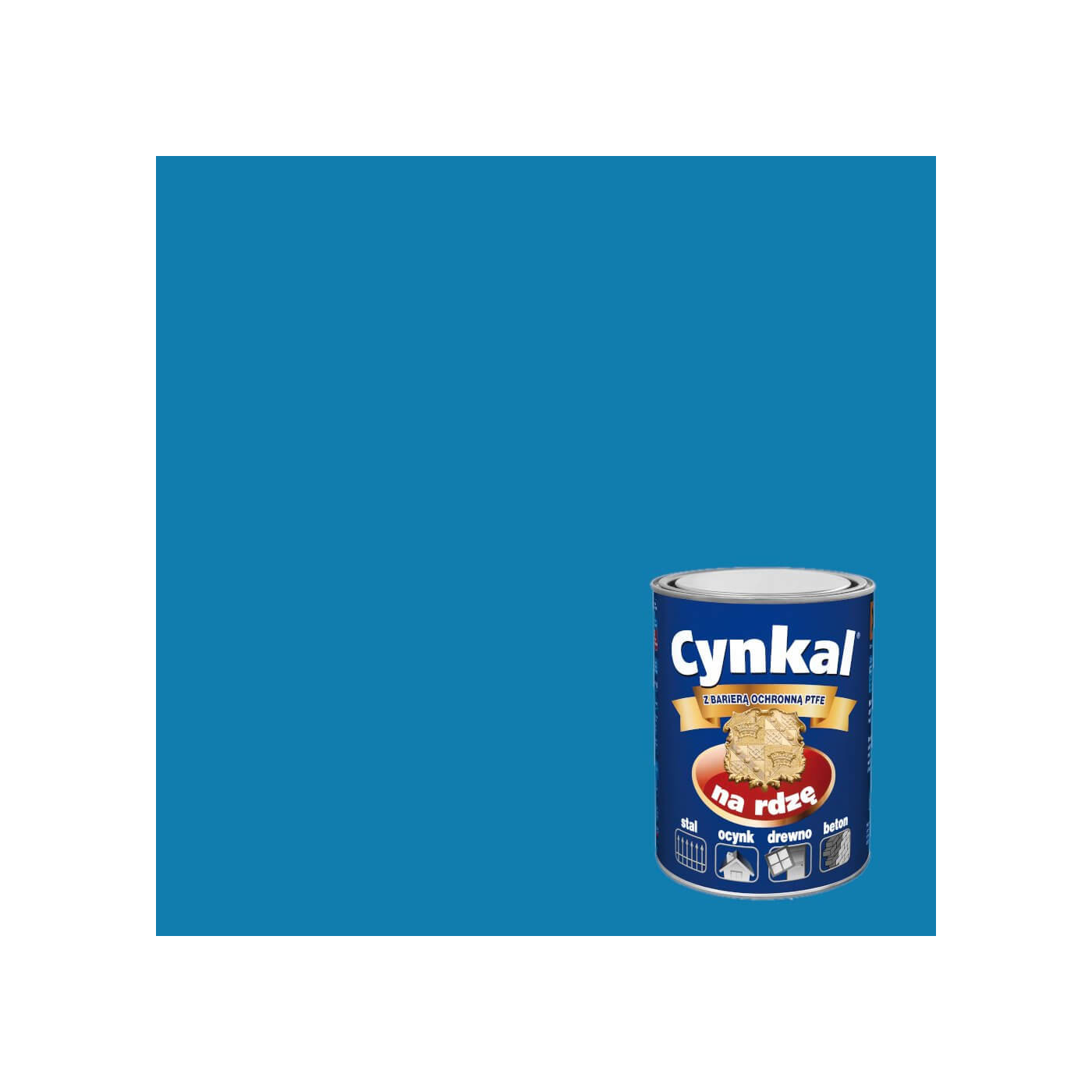 Farba Do Metalu Cynkal Niebieski 0,7L Malexim Farba Do Metalu Cynkal Niebieski 0,7L Malexim