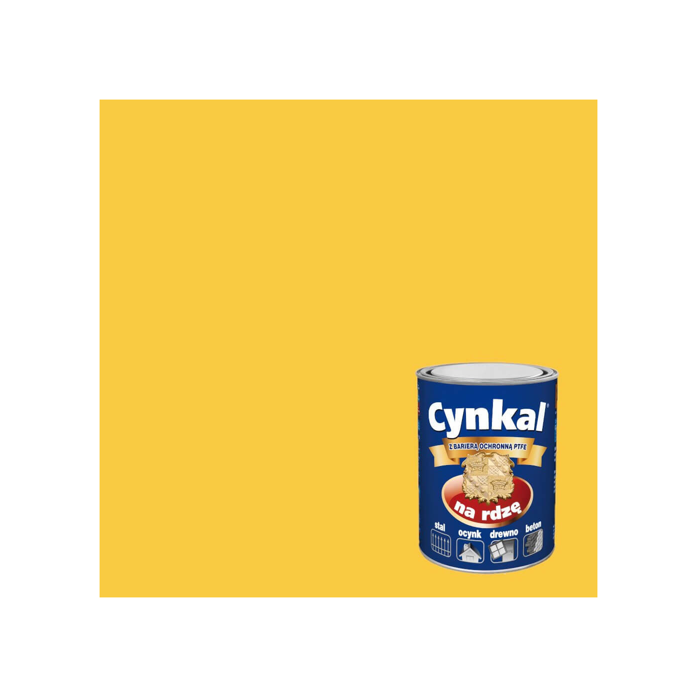 Farba Do Metalu Cynkal Żółty 0,7L Malexim Farba Do Metalu Cynkal Żółty 0,7L Malexim
