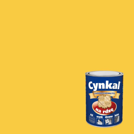 Farba Do Metalu Cynkal Żółty 0,7L Malexim