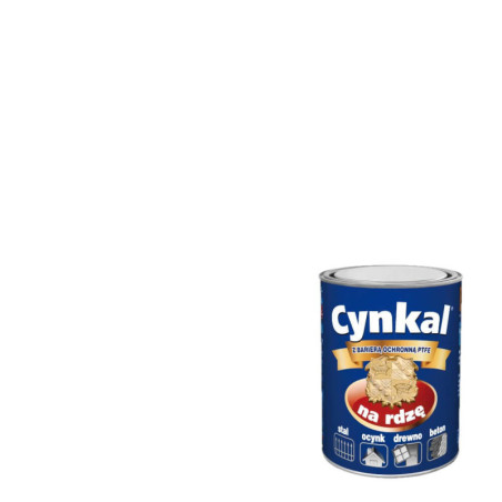 Farba Do Metalu Cynkal Biały 10L Malexim