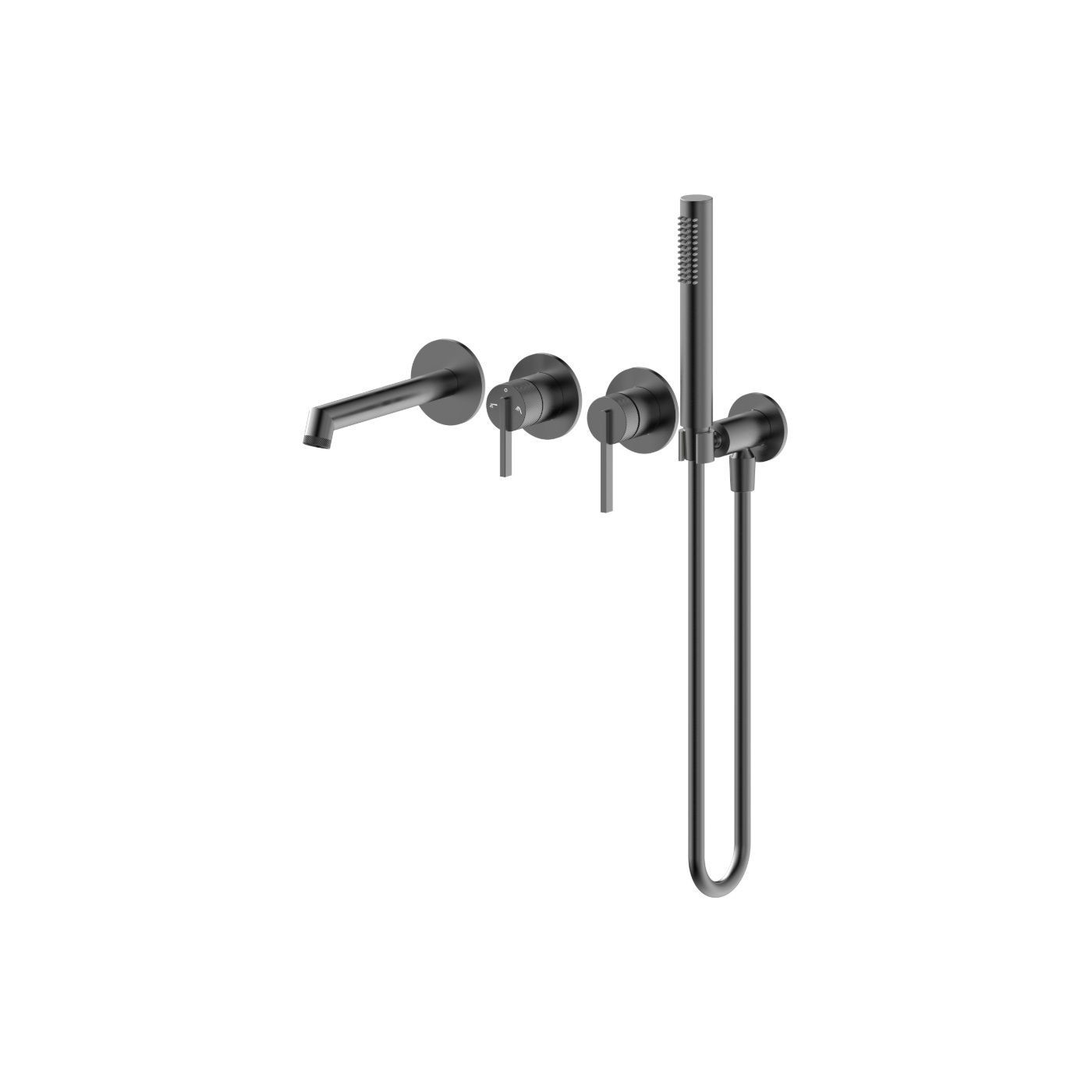 Bateria Wannowa Podtynkowa 4-Otworowa Z Boxem I Zestawem Prysznicowym Ori Gun Metal 08032BN Emporia Bateria Wannowa Podtynkowa 4-Otworowa Z Boxem I Zestawem Prysznicowym Ori Gun Metal 08032BN Emporia