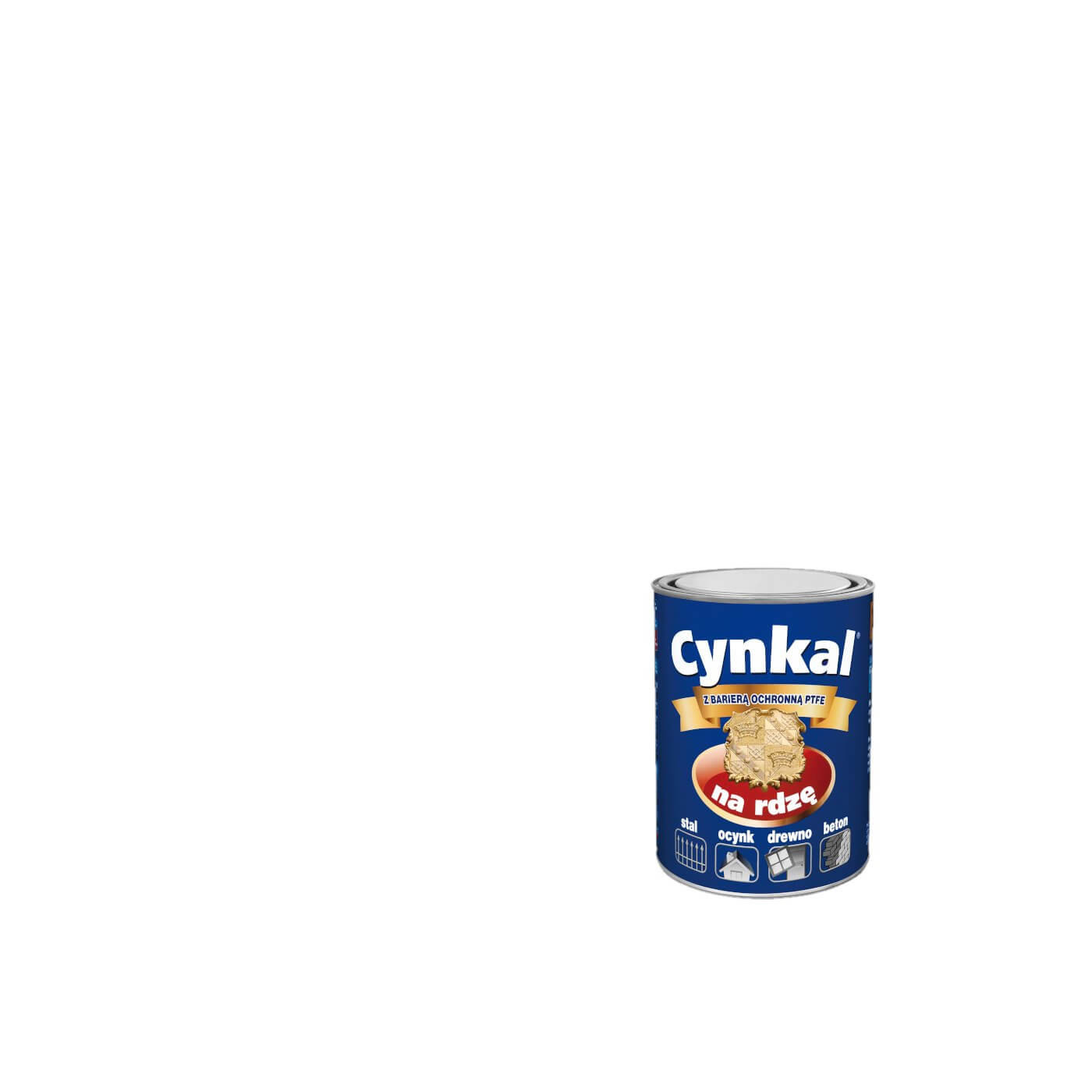 Farba Do Metalu Cynkal Biały 2,5L Malexim Farba Do Metalu Cynkal Biały 2,5L Malexim
