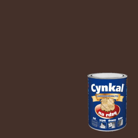 Farba Do Metalu Cynkal Czekoladowy 2,5L Malexim