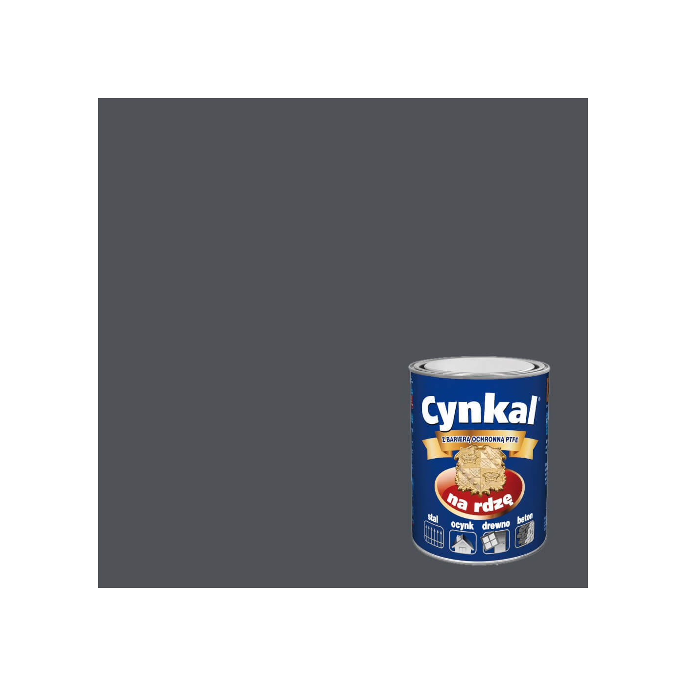 Farba Do Metalu Cynkal Szary 2,5L Malexim Farba Do Metalu Cynkal Szary 2,5L Malexim