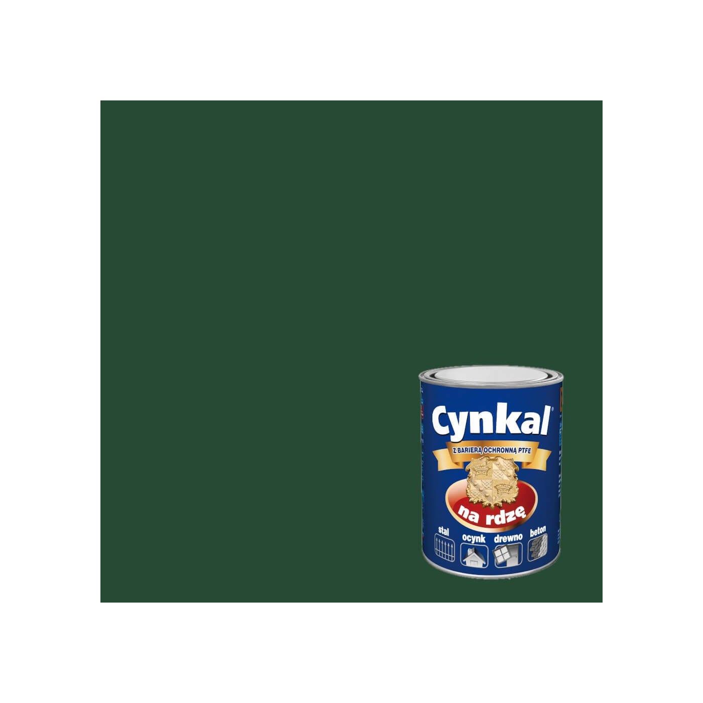 Farba Do Metalu Cynkal Zielony 2,5L Malexim Farba Do Metalu Cynkal Zielony 2,5L Malexim