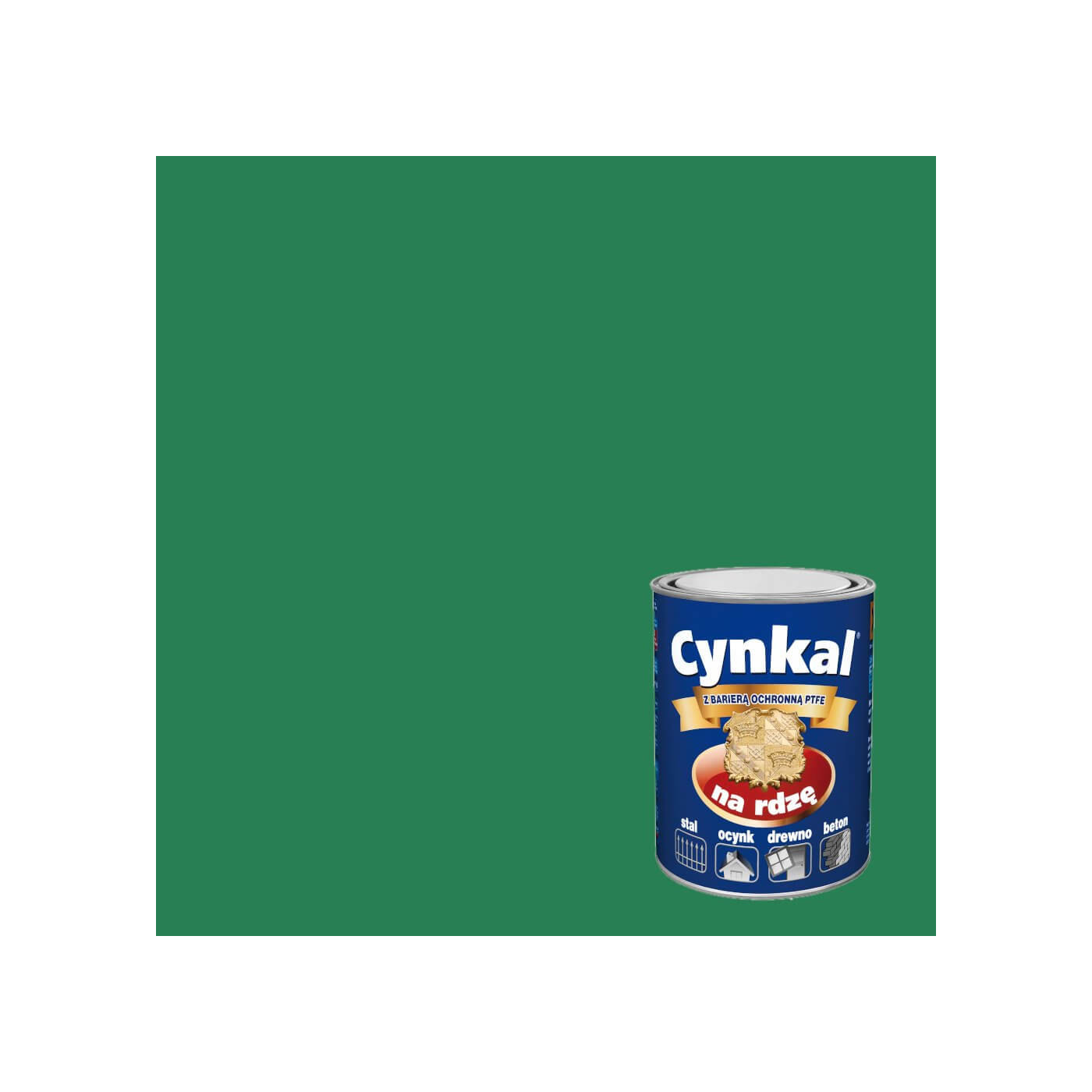 Farba Do Metalu Cynkal Zielony Soczysty 2,5L Malexim Farba Do Metalu Cynkal Zielony Soczysty 2,5L Malexim