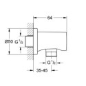 Kolanko Przyłączeniowe Ścienne Rainshower Warm Sunset 27057DA0 Grohe Kolanko Przyłączeniowe Ścienne Rainshower Warm Sunset 27057DA0 Grohe
