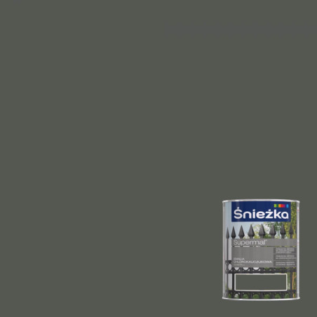 Emalia Chlorokauczukowa Supermal Szary Jasny 5L Połysk Śnieżka