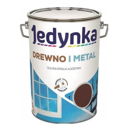 Farba Drewno I Metal Brązowy Mat 0,9L Jedynka-Tikkurila