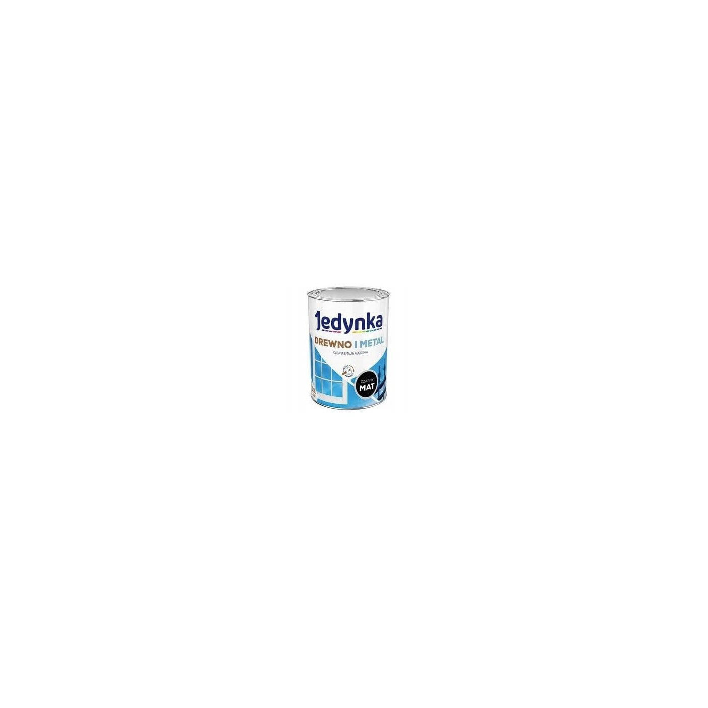 Farba Drewno I Metal Czarny Mat 0,9L Jedynka-Tikkurila Farba Drewno I Metal Czarny Mat 0,9L Jedynka-Tikkurila