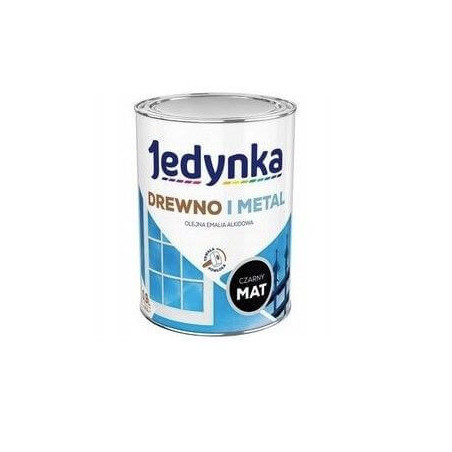 Farba Drewno I Metal Czarny Mat 0,9L Jedynka-Tikkurila