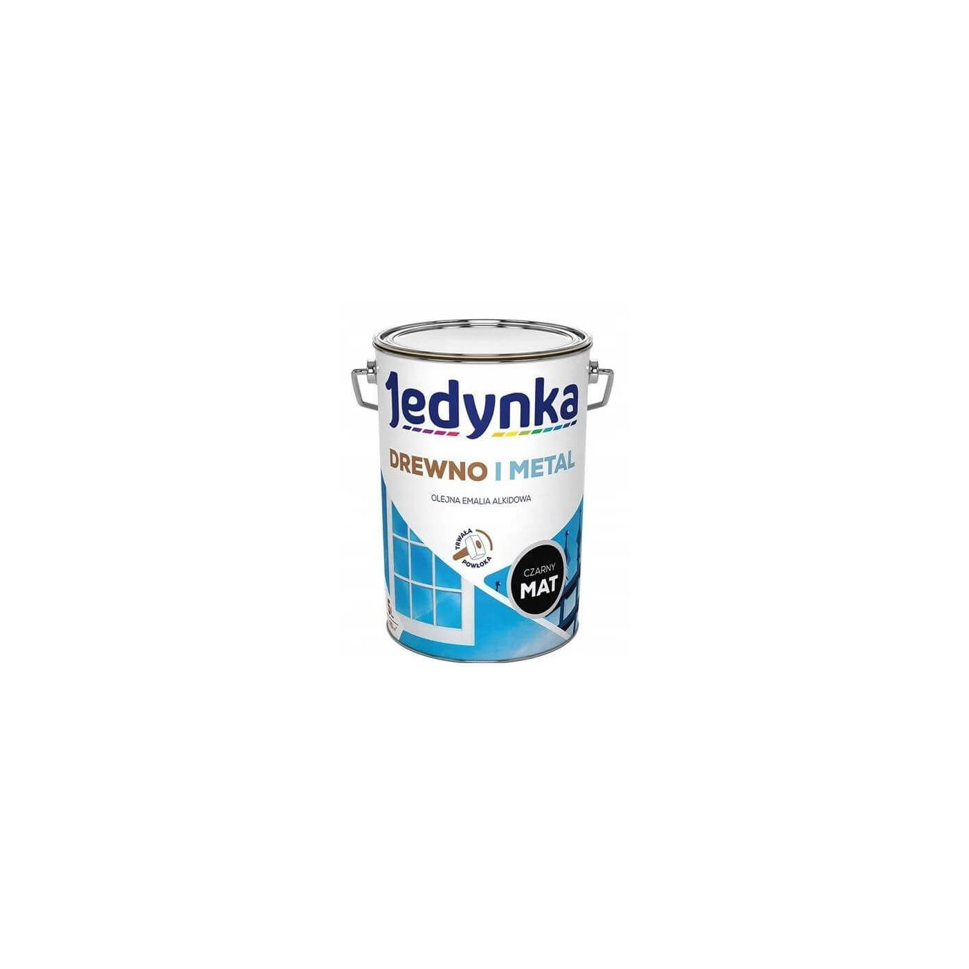 Farba Drewno I Metal Czarny Mat 5L Jedynka-Tikkurila Farba Drewno I Metal Czarny Mat 5L Jedynka-Tikkurila
