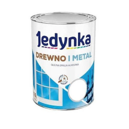 Farba Drewno i Metal Biały 0,9L Jedynka