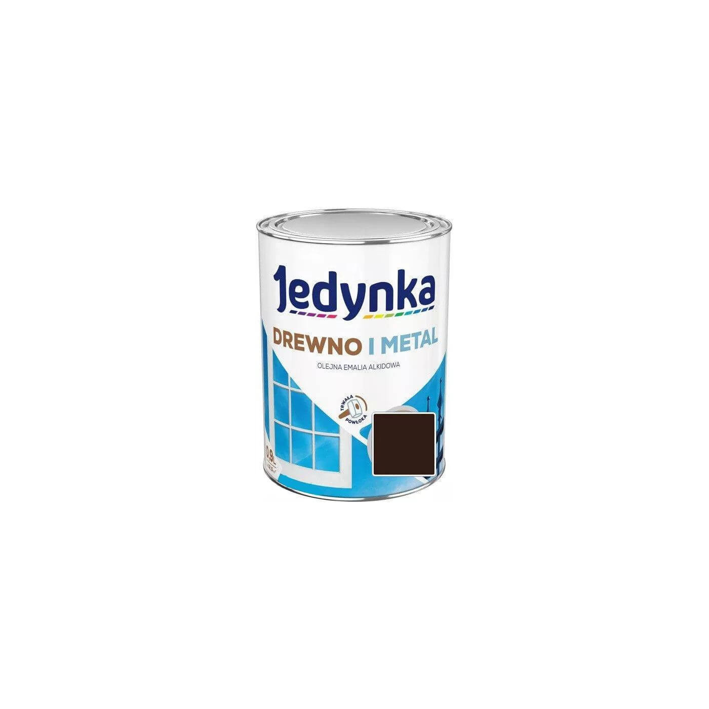 Farba Drewno I Metal Brąz Czekoladowy 0,9L Jedynka-Tikkurila Farba Drewno I Metal Brąz Czekoladowy 0,9L Jedynka-Tikkurila