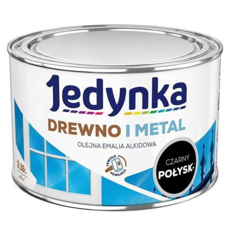 Farba Drewno I Metal Czarny 0,36L Jedynka-Tikkurila