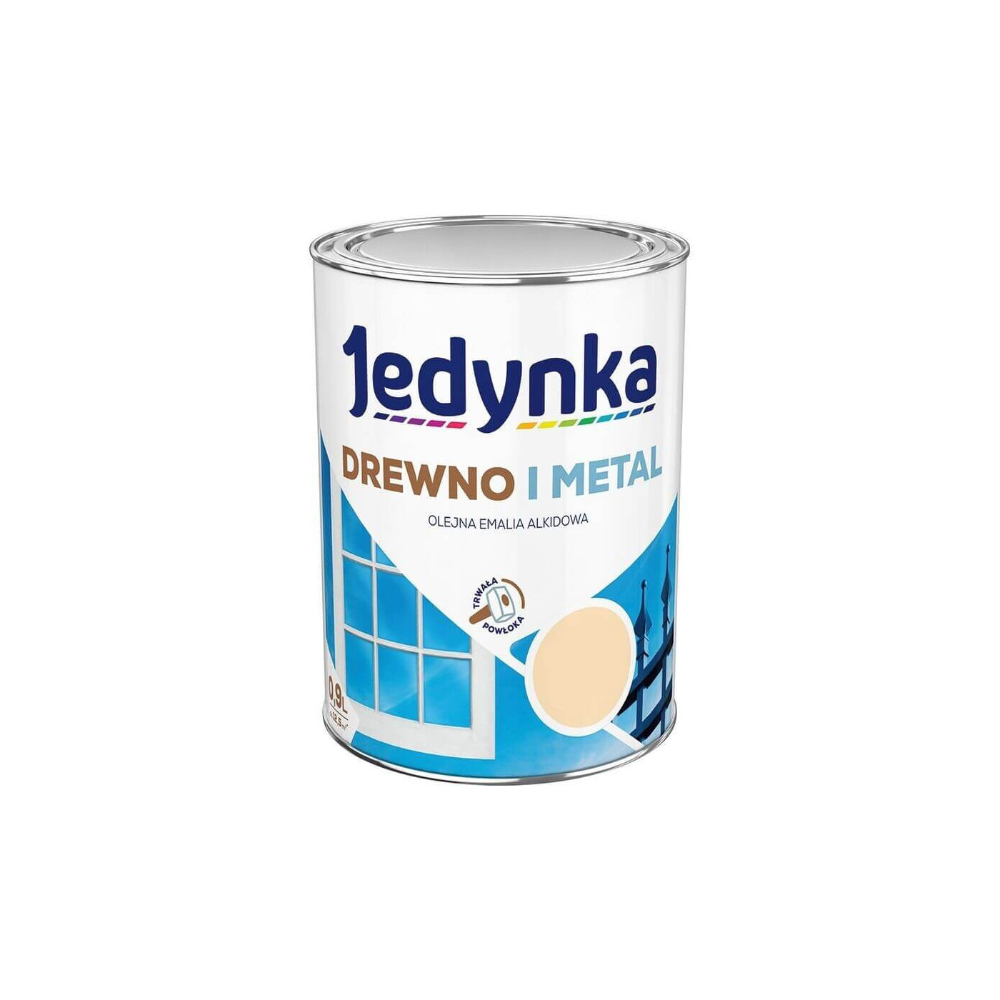 Farba Drewno I Metal Kość Słoniowa 0,9L Jedynka-Tikkurila Farba Drewno I Metal Kość Słoniowa 0,9L Jedynka-Tikkurila