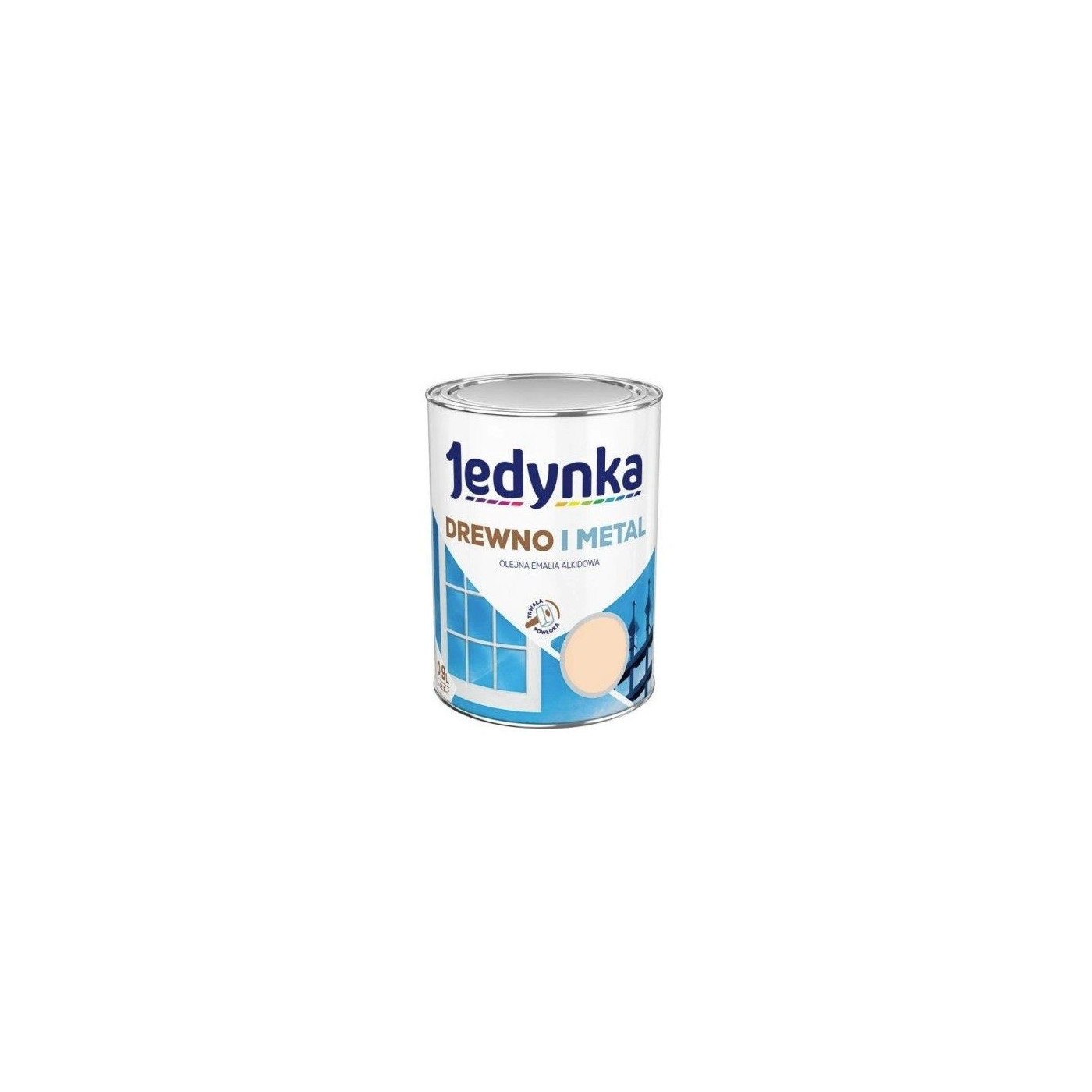 Farba Drewno I Metal Kremowy 0,9L Jedynka-Tikkurila Farba Drewno I Metal Kremowy 0,9L Jedynka-Tikkurila