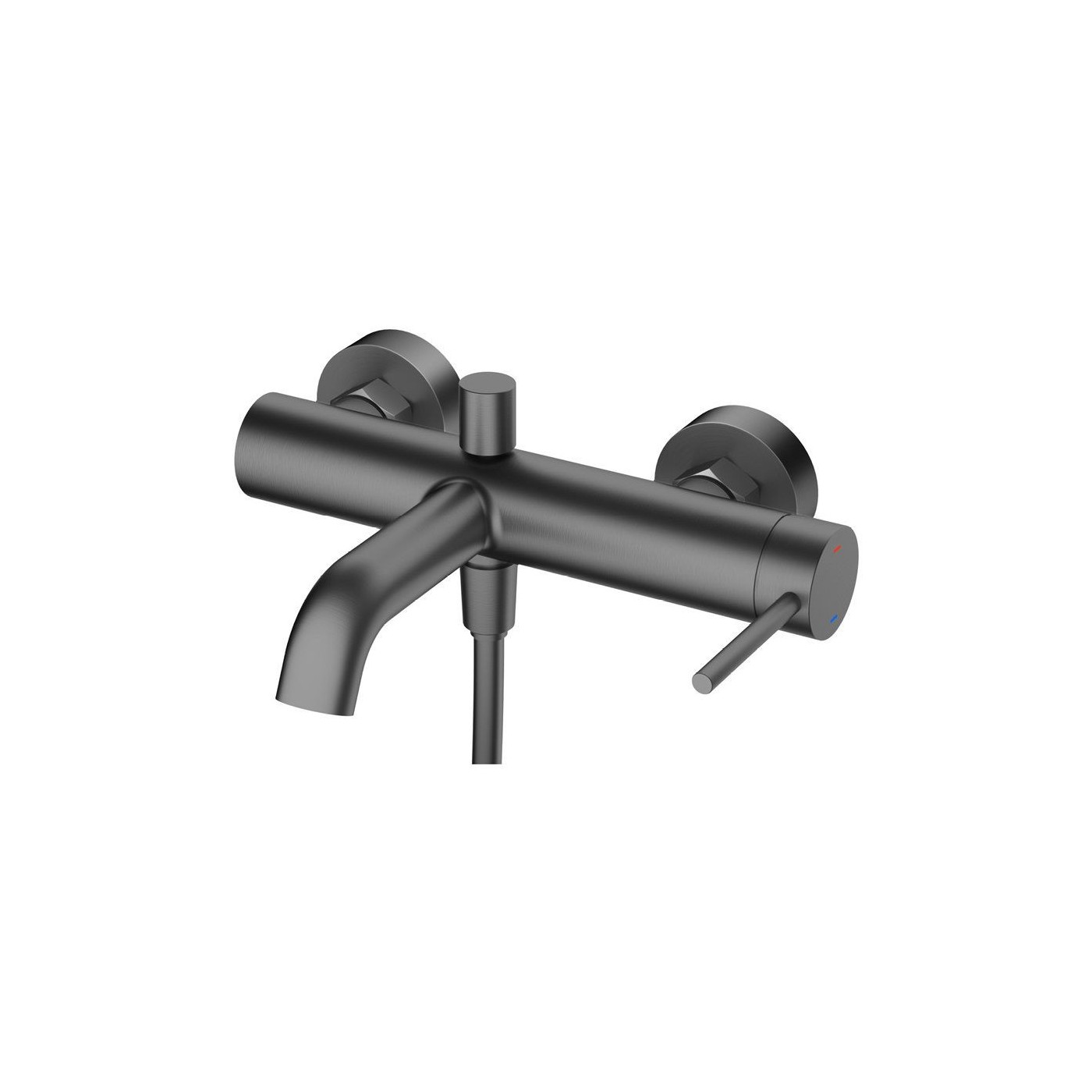 Bateria Wannowa Ścienna Bez Zestawu Prysznicowego Fly Gun Metal 03030BN Emporia Bateria Wannowa Ścienna Bez Zestawu Prysznicowego Fly Gun Metal 03030BN Emporia