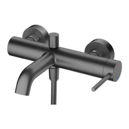 Bateria Wannowa Ścienna Bez Zestawu Prysznicowego Fly Gun Metal 03030BN Emporia